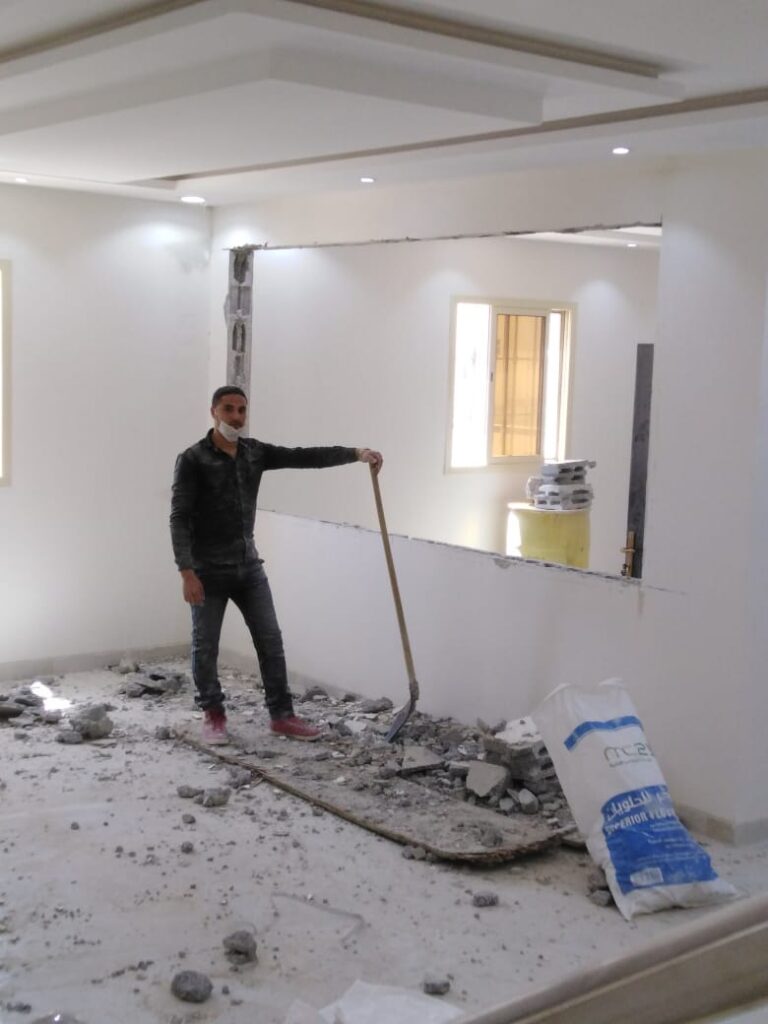 تكسير الجدران بالرياض | خدمات إزالة الجدران وتجهيز المباني للتجديد
